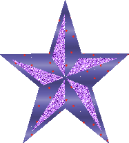 stella glitterata colorata