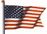 bandiera americana che sventola