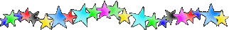 stella glitterata colorata